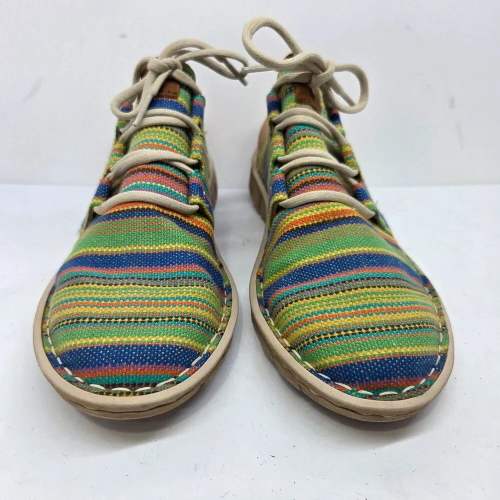 Tony Lama RACEY Multicolored Serape Womens Casual Shoes Size US 8 EUR 38 VGC